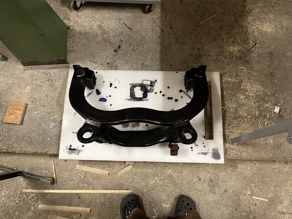 Lackierter Achskörper